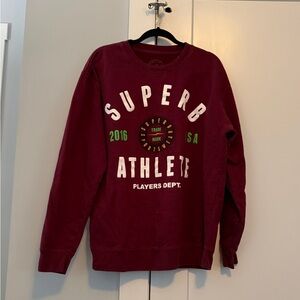 Athletic Vintage Burgundy Crewneck Sweater